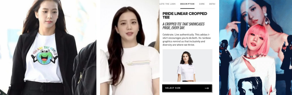 camiseta jisoo blackpink