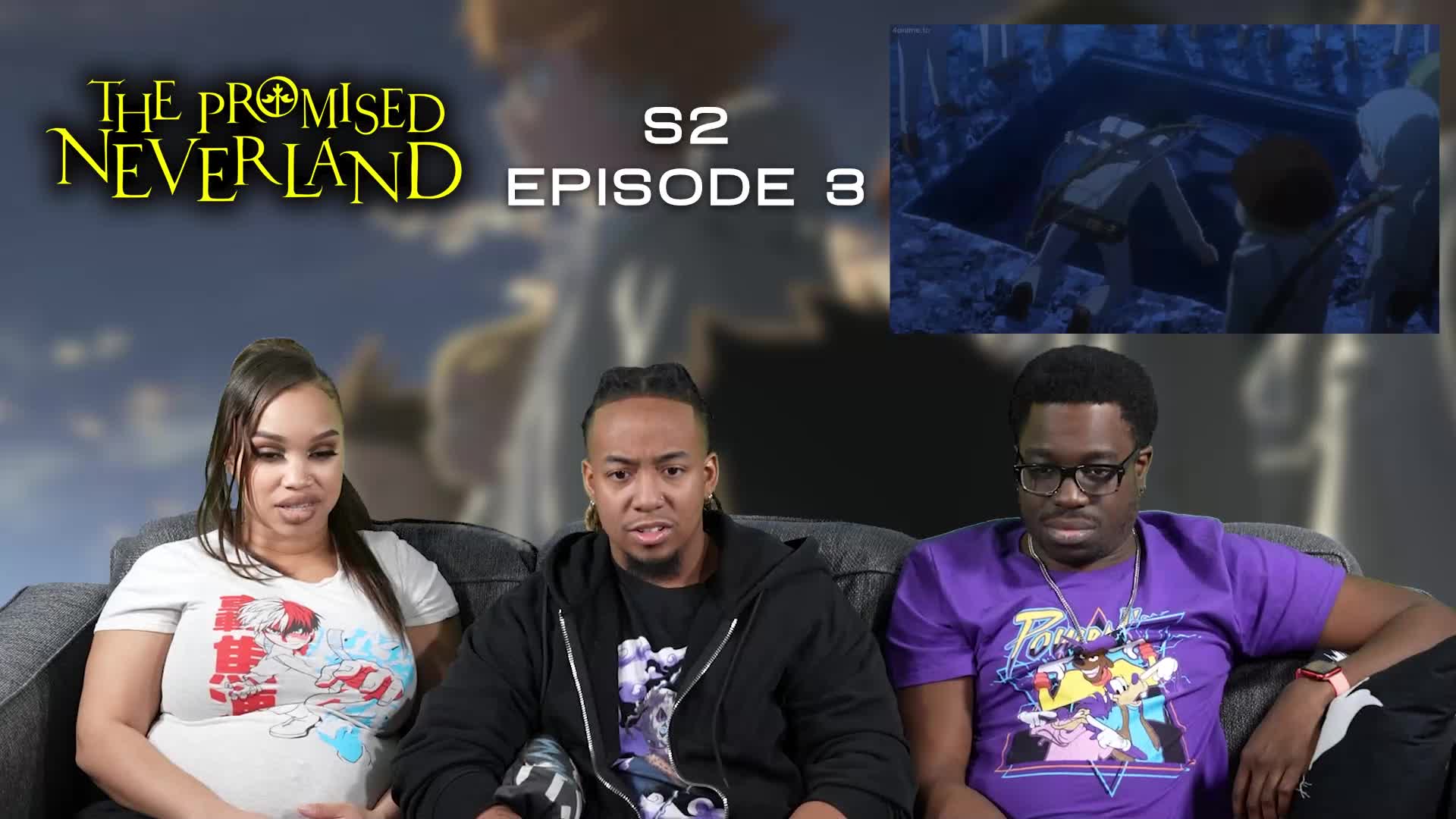 The Promised Neverland S2 EP 3 Full Reaction - 54fd63e5e8f6da914a60c7ead8a851f2