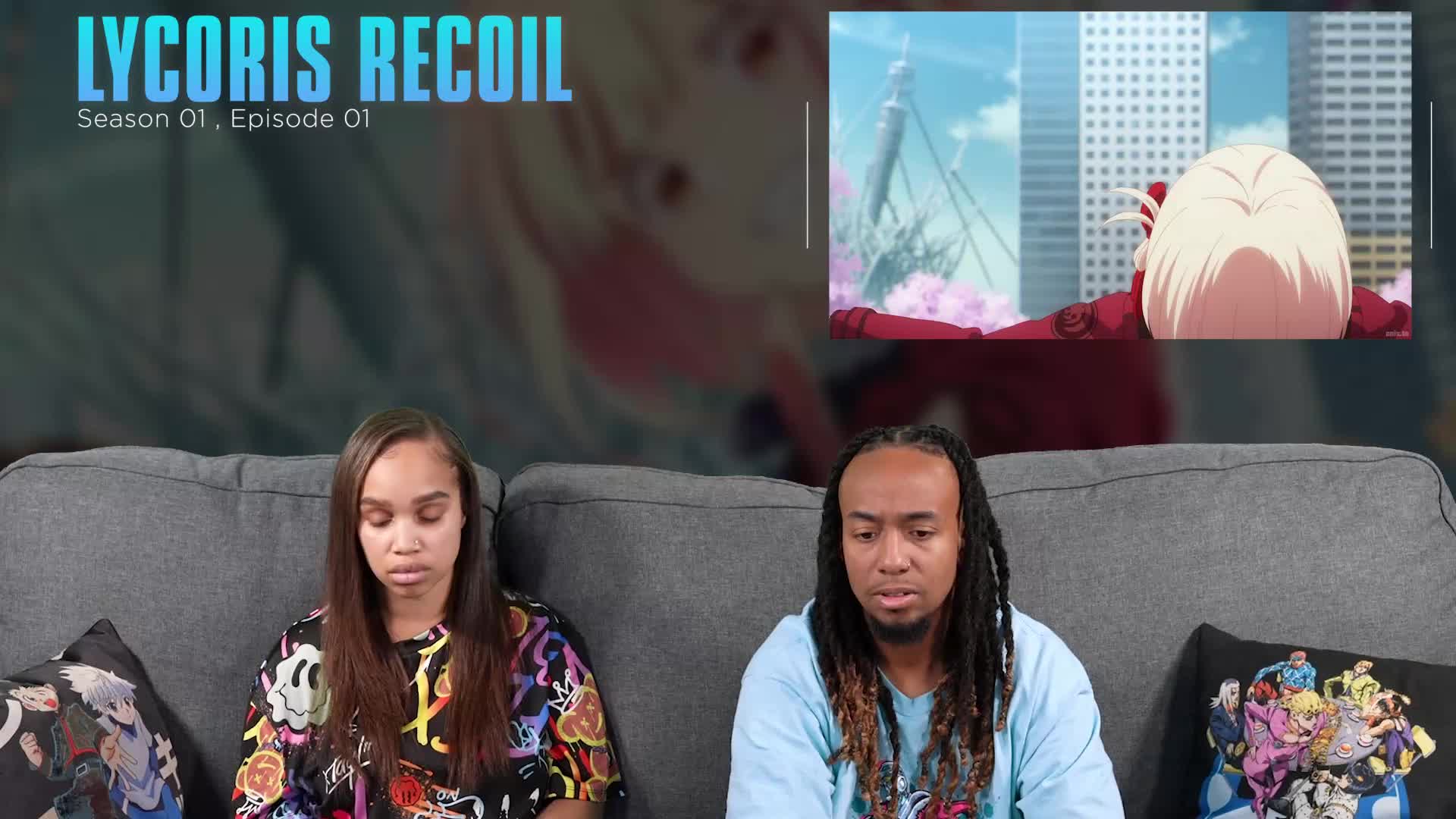 Lycoris Recoil Ep 1 Full Reaction - a394d1a7673fe180b41ddae5d7b89c67