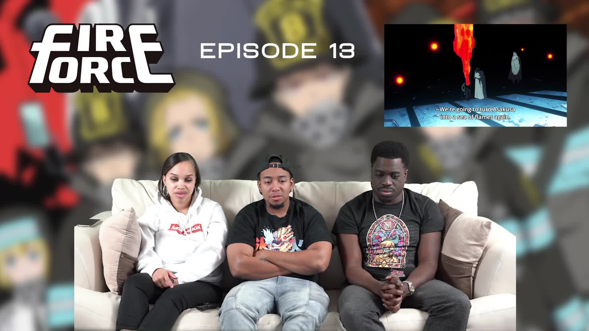 Fire Force Ep 13 Full Reaction - d8db4ac3c67dc6e278be7cd98ced3ec9