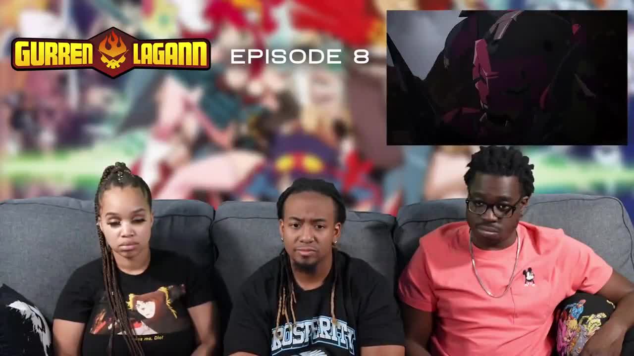Gurren Lagann Episode 8 Full Reaction - 5b8a749cfb1af6f016be25a335c5d101
