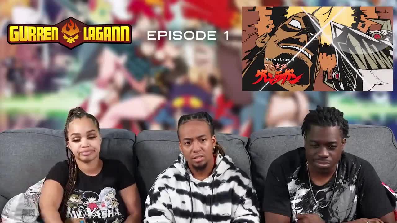 Gurren Lagann Episode 1 Full Reaction - 78fe76fc2695eef178510cac544c9eb2