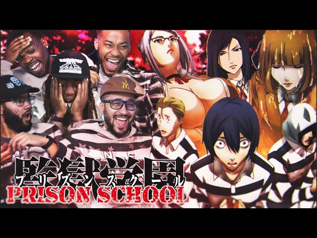 Prison School Ep. 1 & 2 Full Reaction: Our new favorite obsession 😍 - UKs1TGvHc6g SD