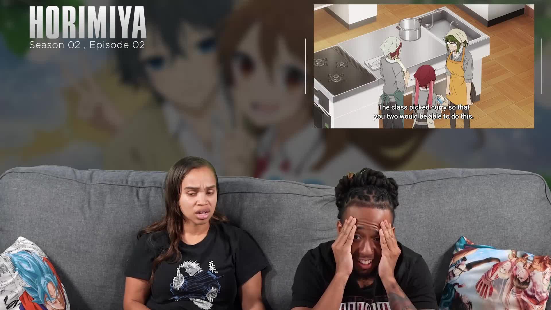 Horimiya 2x2 Full Reation - be262d43f025d76314843dedf677ee39