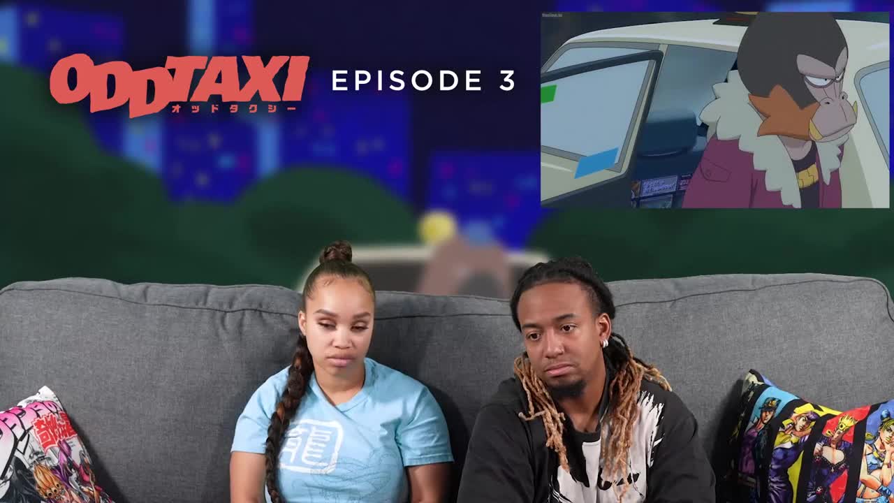 Odd Taxi Episode 3 Full Reaction - d7bf90815be3e19013189567f506a6a0