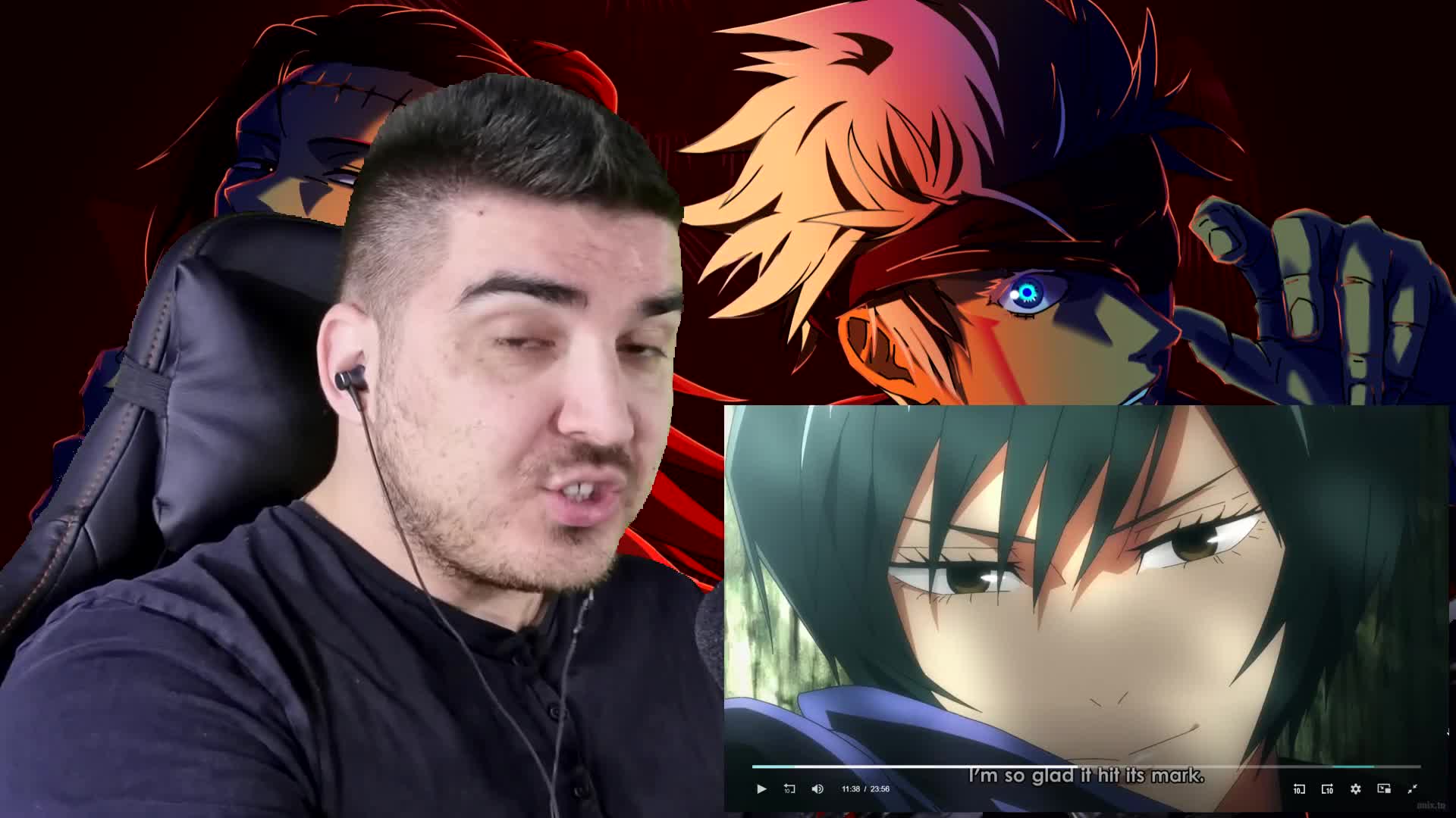 JUJUTSU KAISEN EPISODE 17 REACTION!!! - 58b3b7a856ad5ce40bc3f3d569c042aa