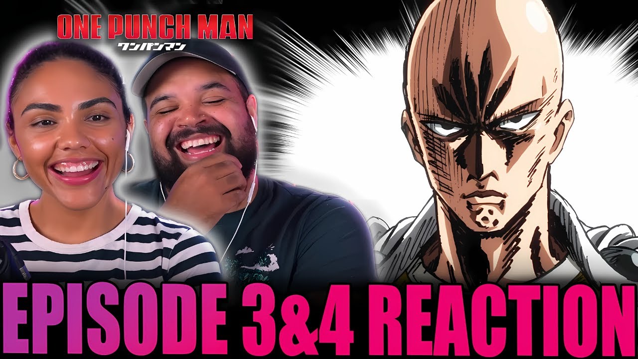 SAITAMA CAN'T BE STOPPED! One Punch Man Episode 3-4 Full Reaction - fb7f4b226df7f4dfd764ebd7b1193010