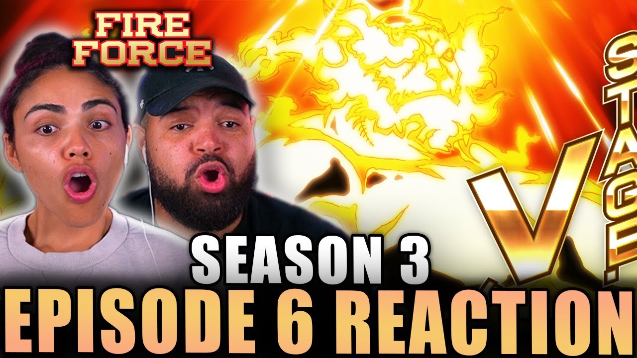 SHINRA VS CAPTAIN BURNS WAS PEAK! | Fire Force Season 3 Episode 6 Reaction - 85fe9bc8132a5798a171addaa0a8b167