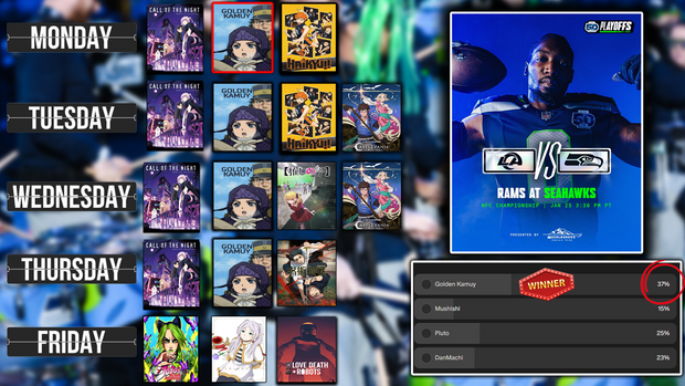 Anime Schedule 1/19 - 1/23 - Patreon Schedule 1 19 2