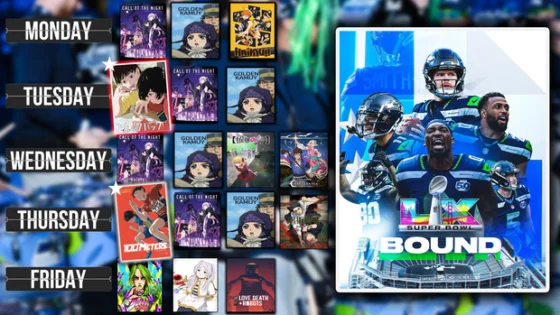 Anime Schedule 1/26 - 1/30 - Patreon Schedule 1 26