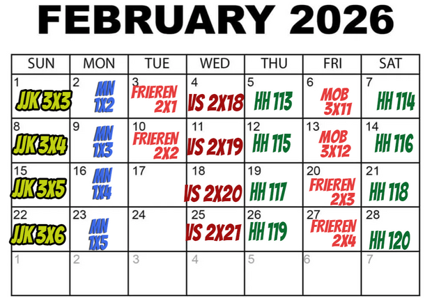 February 2026 Release Schedule - Screenshot 2026 01 28 144852