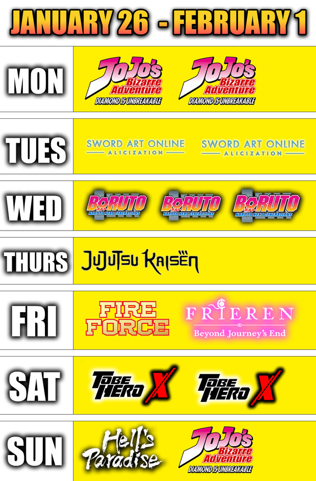 🔥PATREON SCHEDULE: January 26 - February 1🔥 - december29 1