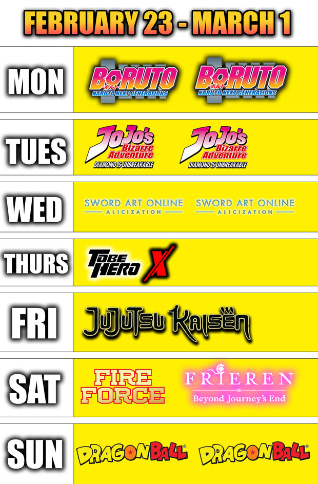 🔥PATREON SCHEDULE: February 23 - March 1🔥 - SCHEDULE 2