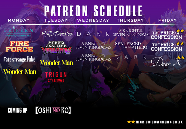 This Weeks Schedule - SCHEDULE tentativeXL 4 2