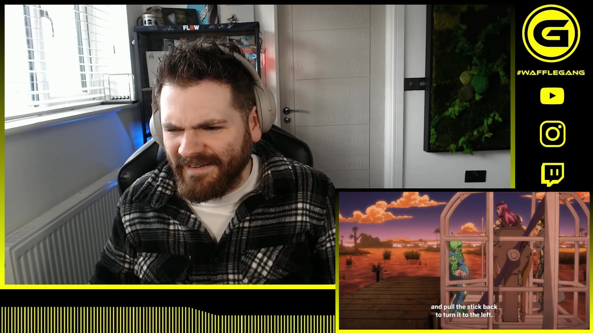 JOJO'S BIZARRE ADVENTURE #PART 6# EPISODE 19 # (S5 EP#19) REACTION! - U1gYz.gaa