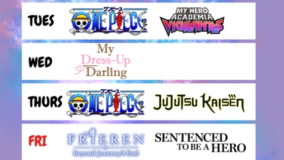 NEW 2026 MARCH SCHEDULE!!! - wednesday 33