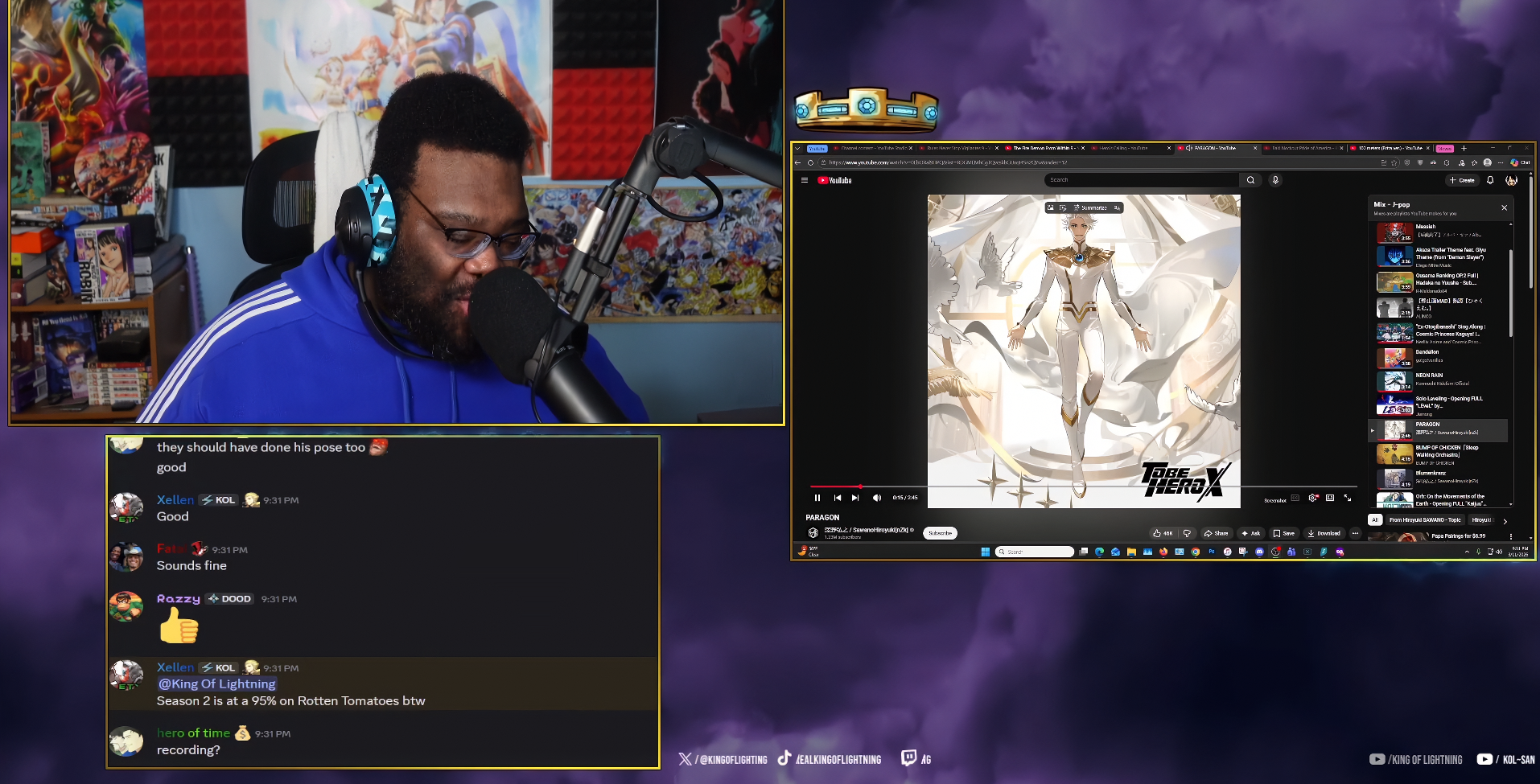 Shows & Anime Tonight on Patreon 3/11 2026 Discord Stream - Captura de tela 2026 03 13 202145