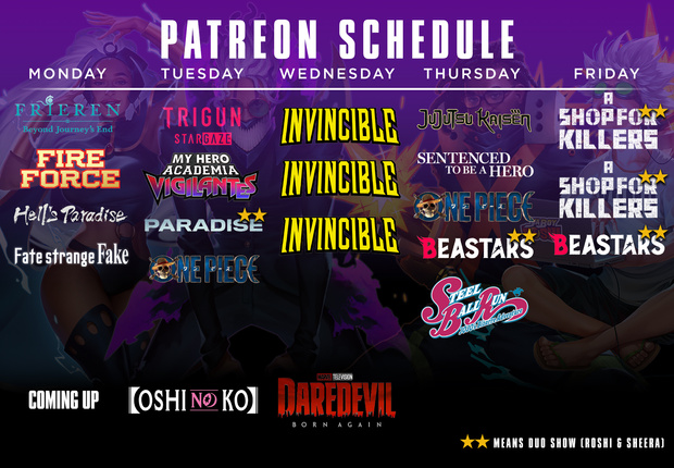 This Weeks Schedule - SCHEDULE tentativeXL 4 1